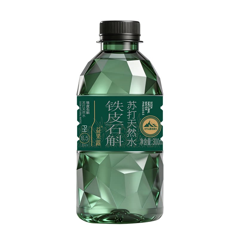 铁皮石斛苏打水饮料300ml*24瓶天然弱碱夏季清爽解渴解腻饮品特价