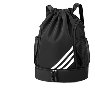 束口袋抽绳双肩包大容量防水篮球包篮球训练包装备收纳包运动包