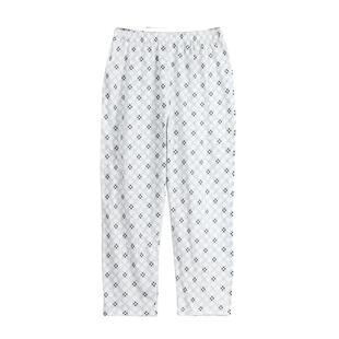 AB内衣纯棉睡裤男休闲居家男士裤子宽松大码中年全棉老人长裤薄款