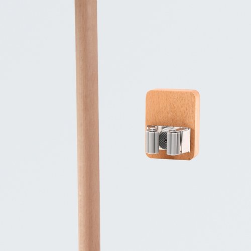 家用实木免打孔晾衣杆阳台撑杆衣服挂钩批发叉木质衣架衣取衣杆