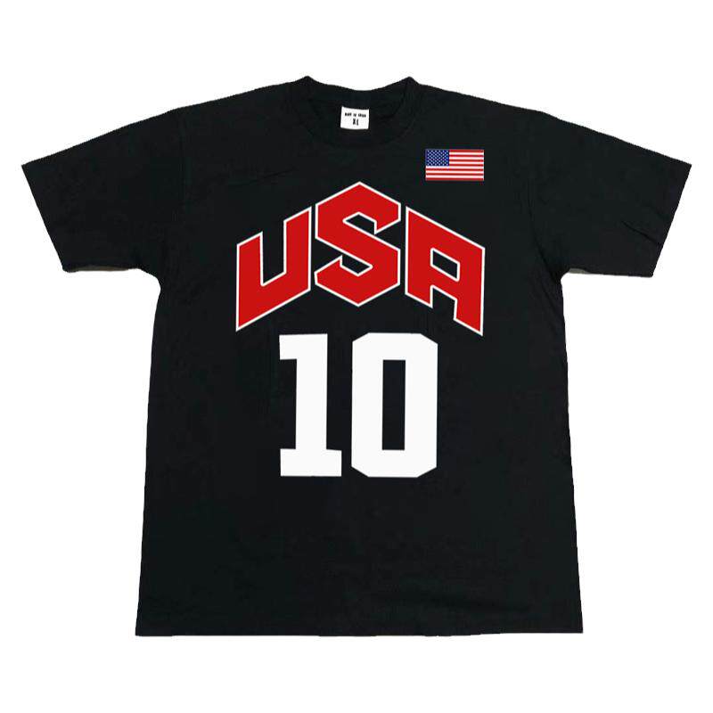 usa美国梦之队10号科比重磅短袖