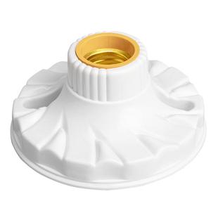 家用灯头灯座E27螺口通用型明装可控LED节能灯泡明线球泡灯座插座