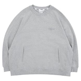 XXZXX灰色圆领卫衣纯棉套头上衣男女潮牌童装亲子装 秋季新款 201