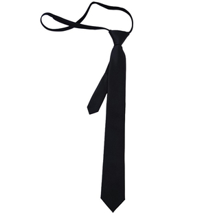 买二送一 免打拉链黑色领带女窄版6cm学生手打装饰百搭帅气炸街酷