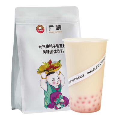 广禧元气桃桃牛乳茶1kg