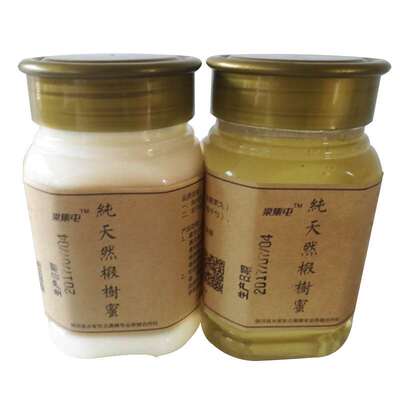 东北长白山成熟封盖结晶黑蜂蜜