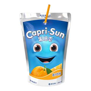caprisun果倍爽果汁饮料进口儿童葡萄汁橙汁桃苹果混合复合饮料