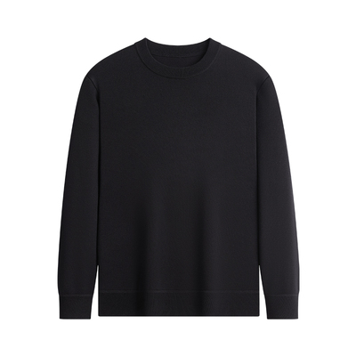 杉杉加厚圆领针织羊毛衫