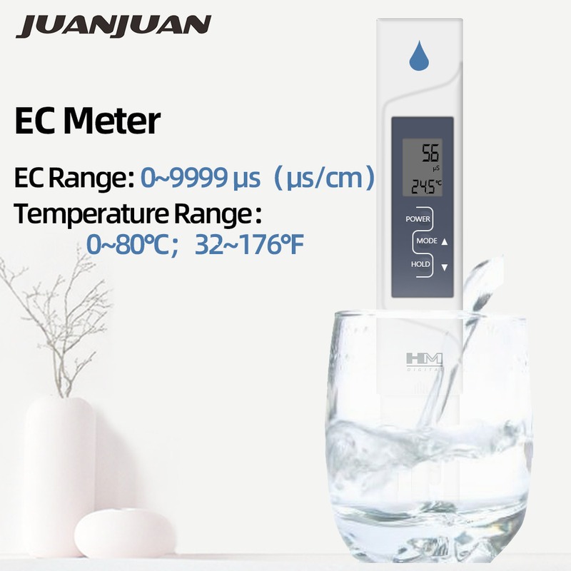 亚马逊爆款便携式高精度EC水质笔测试仪水质温度计检测分析仪温度