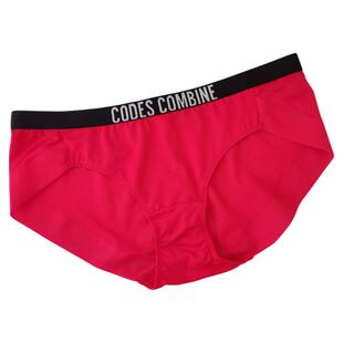 冬季新款韩国品牌原单红蓝色无痕时尚青年光滑面料速干女三角内裤