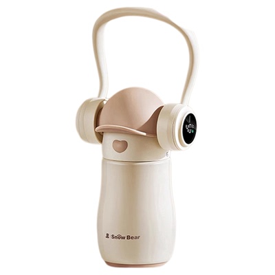 SnowBear小白熊ins宝宝保温杯婴幼儿学饮直饮儿童水杯吸管奶瓶