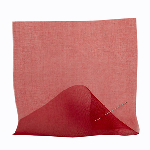 事儿 100%真丝欧根纱面料-真丝绡布料透明硬纱基础色系 140宽幅