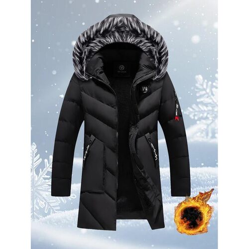 Z 67024 Striped Hooded Cotton Jacket 条纹棉服 欧美跨境