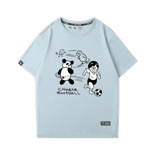 Chinese Football短袖T恤男女演唱会青少年摇滚涂鸦独立乐队半袖t