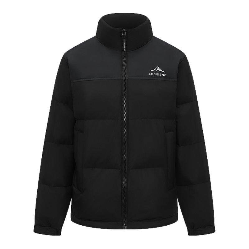 波司登2025冬季新款羽绒服男本命年红色情侣短款加厚保暖立领外套