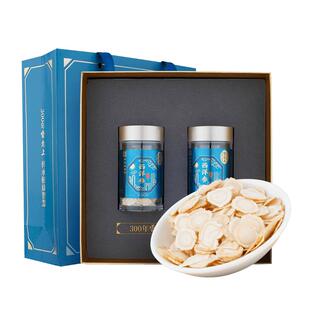 【年货礼盒】雷允上西洋参100g长白山人参片花旗参官方正品滋补品