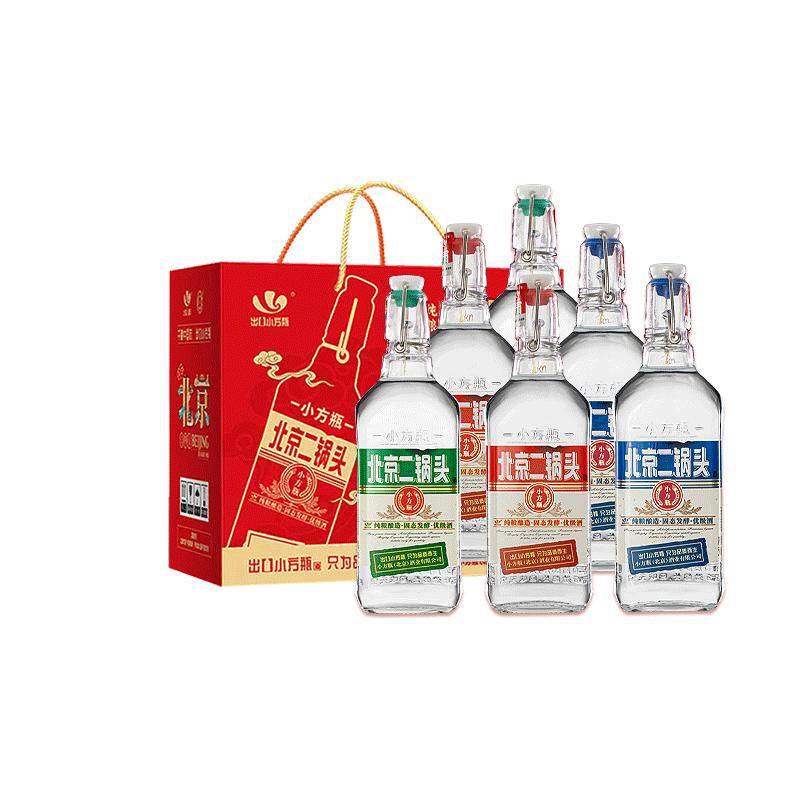 出口小方瓶牌42度经典500ml*6瓶