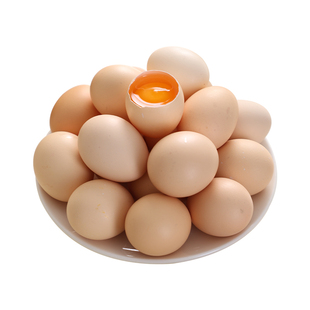 新鲜谷物蛋10枚*45g-50g农家散养谷物鸡蛋笨鸡蛋柴鸡蛋鲜鸡蛋