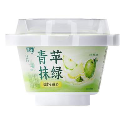 得益奶皮子凝酪酸奶原味青苹抹绿