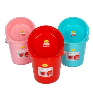 珠江牌水桶塑料盆桶套装家用储水桶加厚脸盆学生宿舍洗衣手提小桶