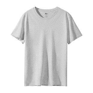 七匹狼纯棉男士短袖白色t恤背心v领内衣打底老头衫春夏季健身汗衫