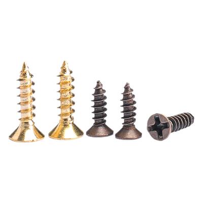 镀金螺丝钉十字沉头自攻钉