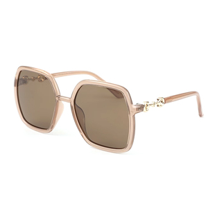 奶茶色G家大框显瘦偏光墨镜女夏防紫外线太阳镜眼镜男潮开车圆脸