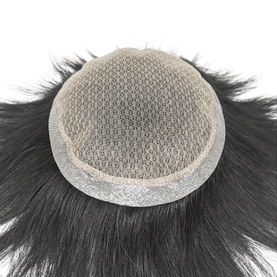 假发男头顶补发男短发真发隐形中分发际线发块毛寸发顶男士假发片