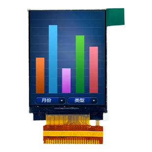 2.0寸TFTLCD液晶显示彩屏176X220并口8位ILI9225G驱动24PIN焊P150