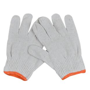 劳保手套棉纱白色尼龙耐磨棉线白薄款加厚纯棉纱线劳动男手套厂家