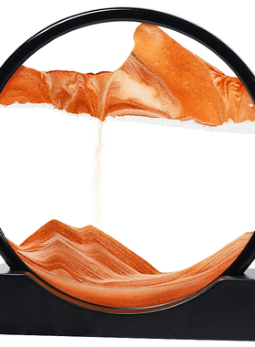 流沙画摆件创意艺术解压沙漏客厅办公室酒柜电视柜家居轻奢装饰品