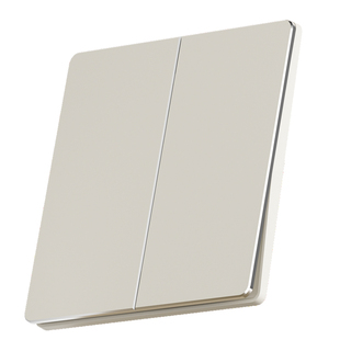 国际电工超薄肤感可可蛋奶五孔带开关插座面板一开双控家用86暗装