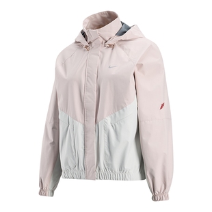 Nike耐克女外套春马年限定新年款防风拒水连帽跑步夹克IQ0927-667