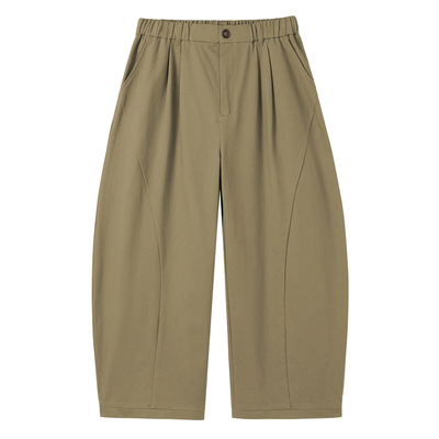 SOMENUM森林 25AW「修饰腿型」百搭男女加厚重磅宽松茧型裤气球裤