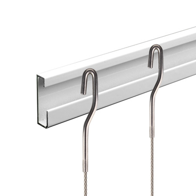 挂钩挂画器铭装铝合金滑轨美术馆