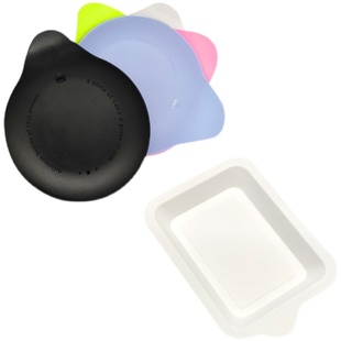 一次性纸盘子创意野餐烧烤方形盘生日蛋糕白色餐盘幼儿园手工纸碟