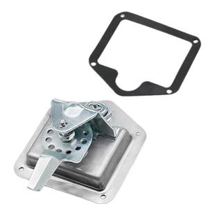 MS858不锈钢平面锁 机柜门面板锁 工程车箱汽车门方锁 防水房车锁