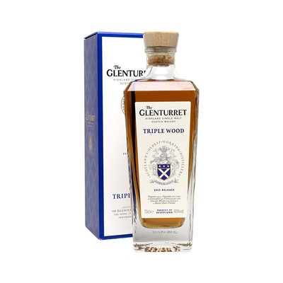 【指南针】格兰塔雷特睿谷三桶进口单一麦芽威士忌洋酒GLENTURRET