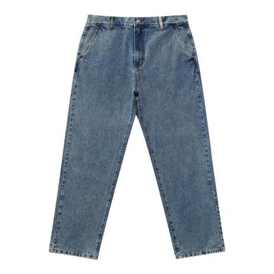 GAHA极简水洗蓝色牛仔裤