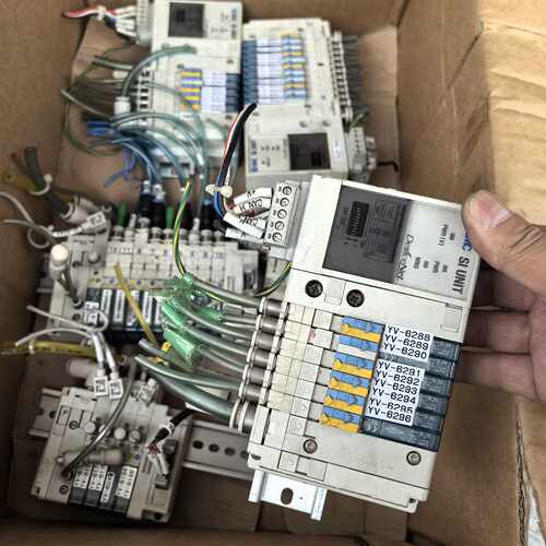 下单前咨询拆机SMC电磁阀岛控制器SI UNIT EX180-SD