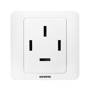 西门子开关插座面板 远景雅白墙壁25Ａ三相四线面板 官方正品