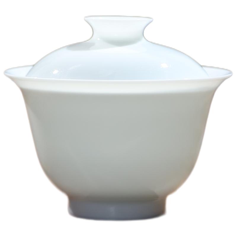 玉兰超薄盖碗家用岩茶功夫泡茶器