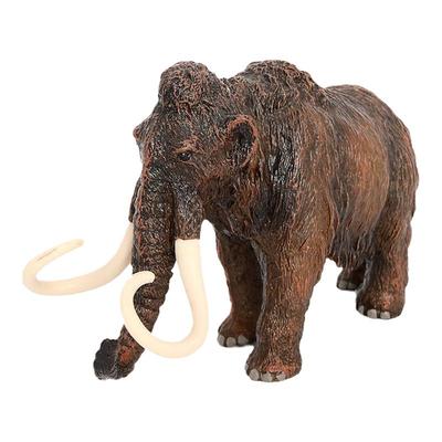 儿童玩具仿真野生动物模型长毛象猛犸象套装史前生物静态摆件礼物