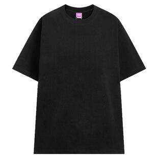 NELY小尼力300g重磅短袖T恤纯白色不透男女情侣半袖圆领打底衫潮