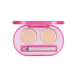 卞卡水漾双色遮瑕膏修容脸部泪沟提亮遮瑕盘液遮盖痘印斑点黑眼圈