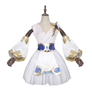 王者荣耀蔡文姬繁星吟游cos服动漫女cosplay衣服假发鞋儿童全套装