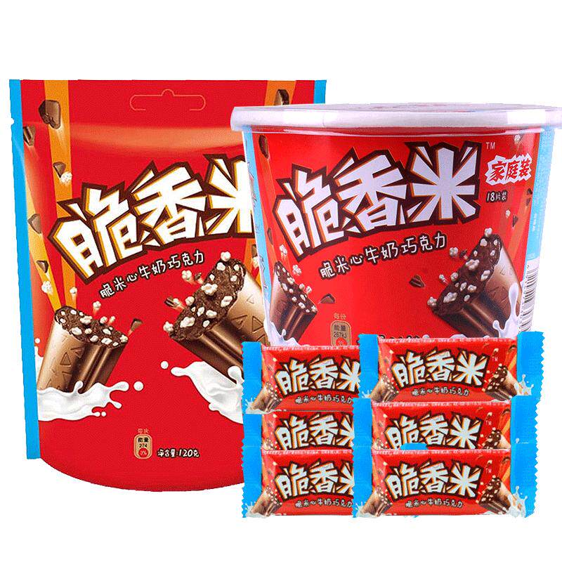 德芙巧克力脆香米216g桶装脆米心牛奶巧克力礼盒婚庆喜糖生日礼物