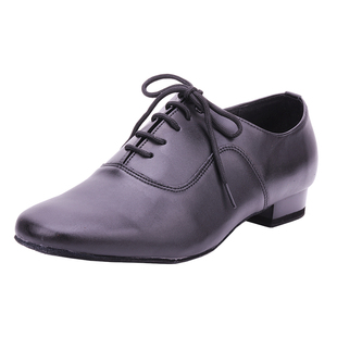 贝蒂男摩登舞鞋国标舞交谊舞华尔兹标准舞鞋直板底真皮舞蹈鞋301