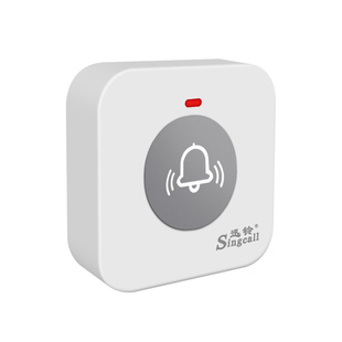 迅铃新品 一键呼叫服务 无线手环呼叫器餐厅茶楼服务铃包厢养老院输液室叫人铃银行授权办公室手表呼叫铃