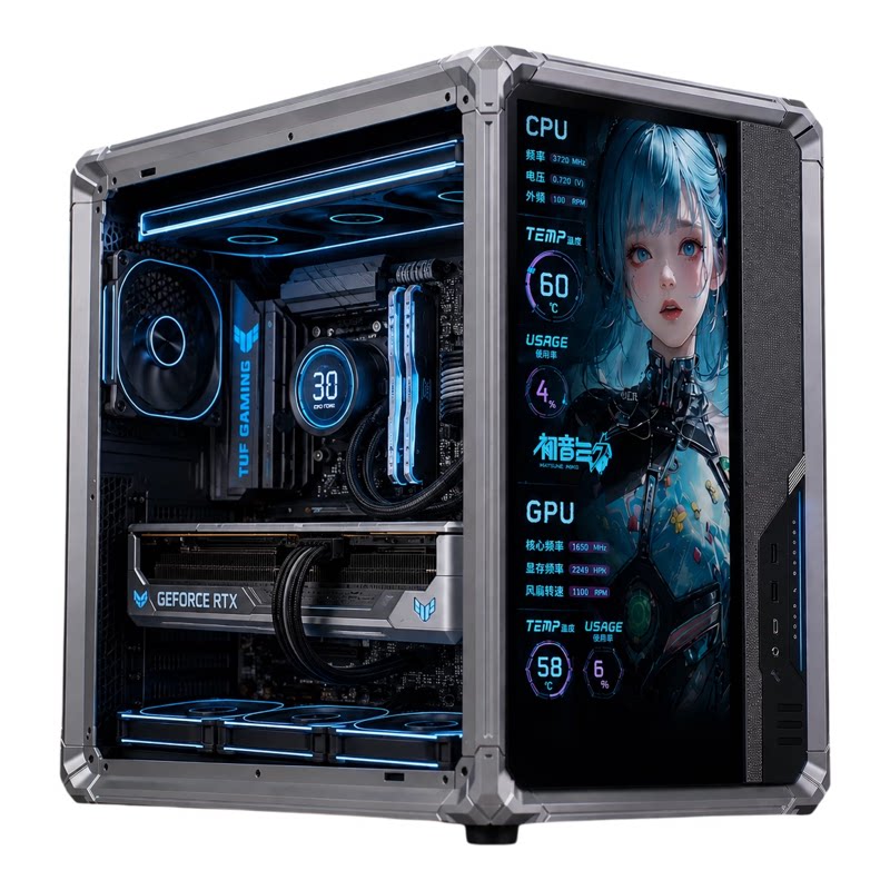 机箱正面专用液晶屏适用于乔思伯BOX400PRO自定义DIY动态房显示屏